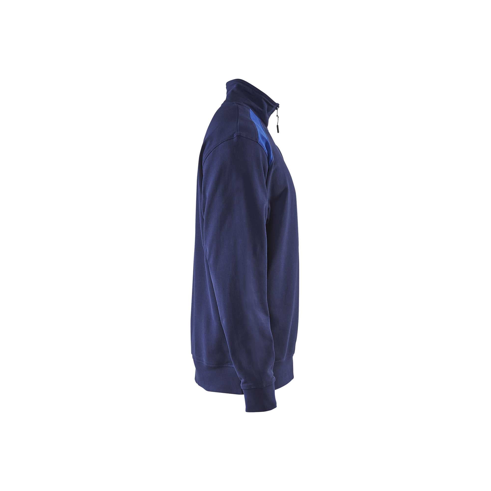 BLAKLADER 33531158 Half Zip 2 Tone Sweatshirt Work Sweatshirt MEN - 100% Cotton